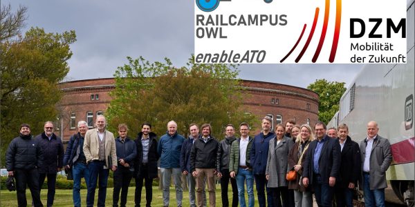 Projektstand und persönliches Kennenlernen am RailCampus OWL